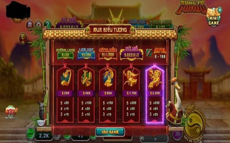 Hướng dẫn chơi Game Slot Kungfu Panda online